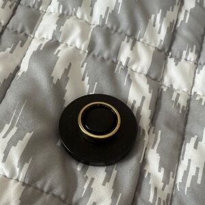Oura Ring in Black with Gold Trim
